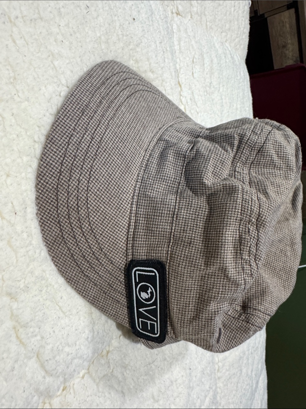 District Brown LOVE Michigan Patch Hat